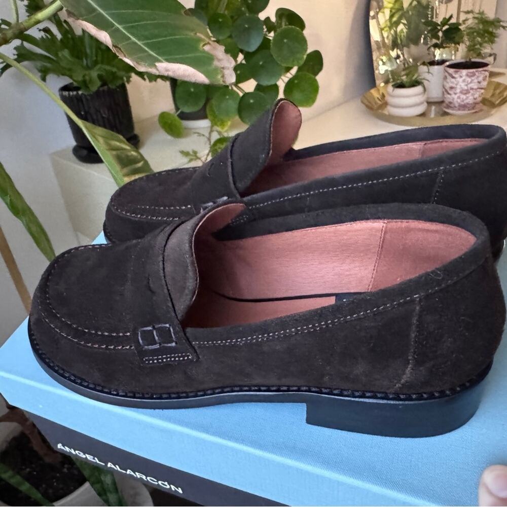 NIB Angel Alarcón Louisa Brown Penny Loafer - Picture 4 of 11